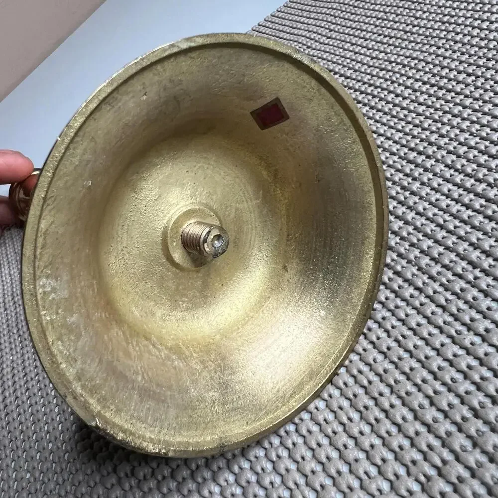 Vintage Solid Brass Candlestick Holder‎ Tall Turned Column Made in India